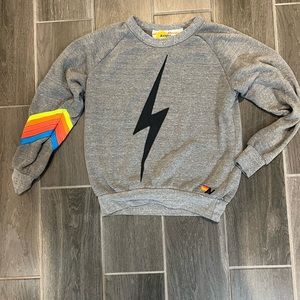 Aviator Nation lightning bolt crewneck size XS.